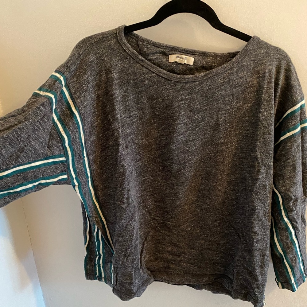 Madewell 3/4 sleeve vintage style sweatshirt
